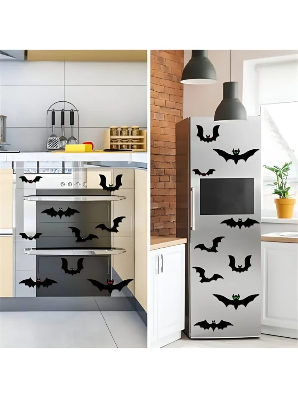 Magnetic Bats Halloween Garage Door Decorations, 23 PCS